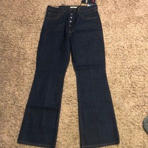 Levi’s rib cage boot cut jeans